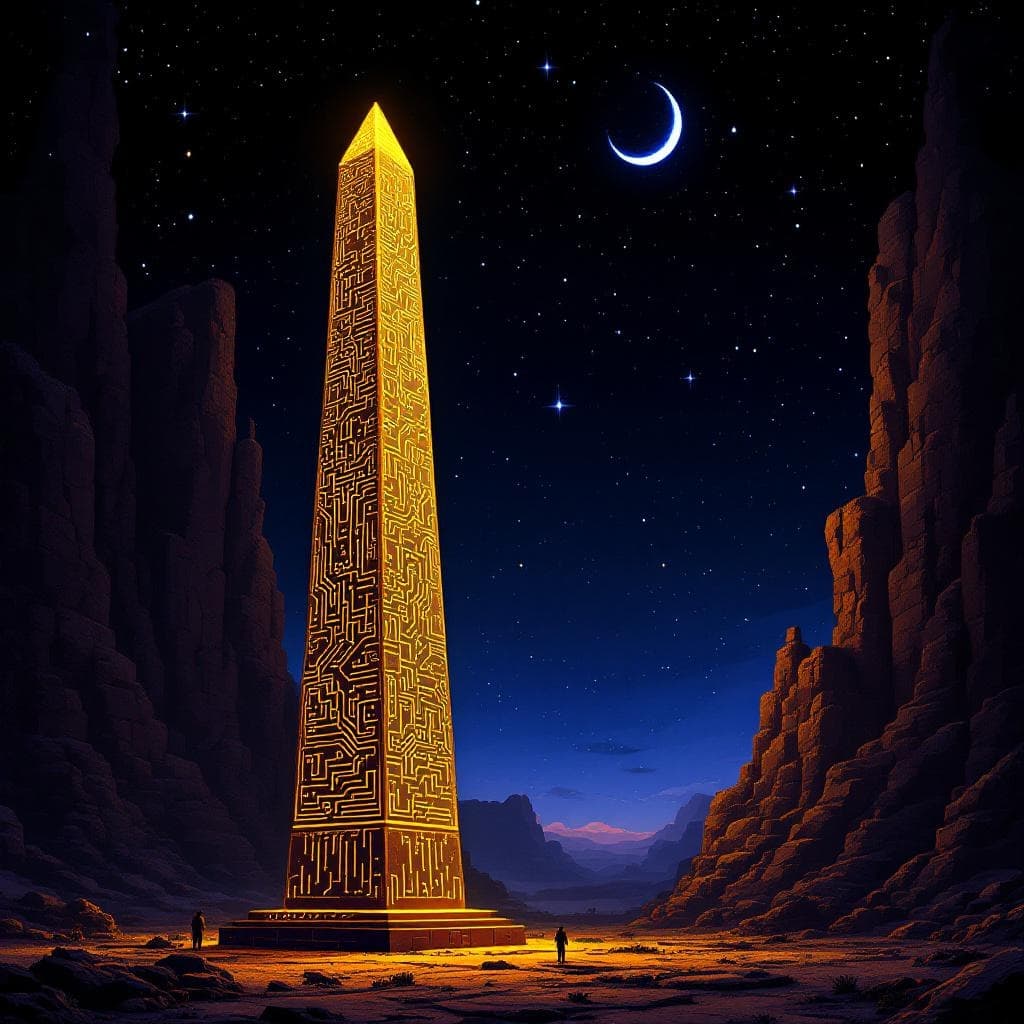 Oracle obelisk monument